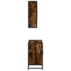 vidaXL 2-tlg. Badm&ouml;bel-Set R&auml;uchereiche Holzwerkstoff