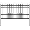 vidaXL Spike-Ringzaun HORST 200 x 150 cm Pulverbeschichteter Stahl