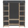 vidaXL Kleiderschrank Grau 135 x 40 x 170 cm Stoff