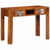 vidaXL Schreibtisch mit Schubladen mit Speicher Braun 100 x 50 x 75 cm