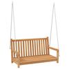 vidaXL Hollywoodschaukel Massivholz Teak 114x60x64 cm