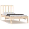 vidaXL Massivholzbett ohne Matratze 75x190 cm Kiefernholz