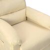 vidaXL Aufstehsessel Creme Stoff