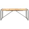 vidaXL Esstisch 200x100x75 cm Raues Mango-Massivholz