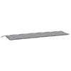 vidaXL Gartenbank-Auflagen 2 Stk. Grau 200x50x7 cm Oxford-Gewebe