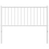 vidaXL Ersatz-Kopfteil Metall Wei&szlig; 107 cm