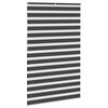 vidaXL Doppelrollo Schwarz 150x200 cm Stoffbreite 145,9 cm Polyester