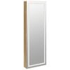 vidaXL Spiegel-Schmuckschrank mit LED-Beleuchtung Wandmontage