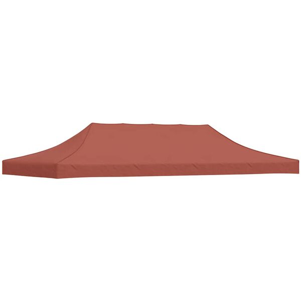 vidaXL Partyzelt-Dach 6x3 m Terrakotta-Rot 270 g/m&sup2;