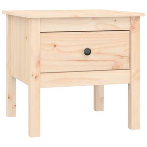 vidaXL Beistelltisch 50x50x49 cm Massivholz Kiefer