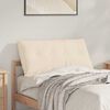 vidaXL R&uuml;ckenkissen Beige 100 x 50 cm Mikrofaserstoff