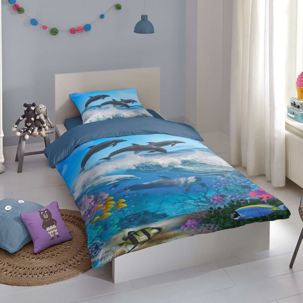 Good Morning Kinder-Bettw&auml;sche-Set Andre 135&times;200 cm