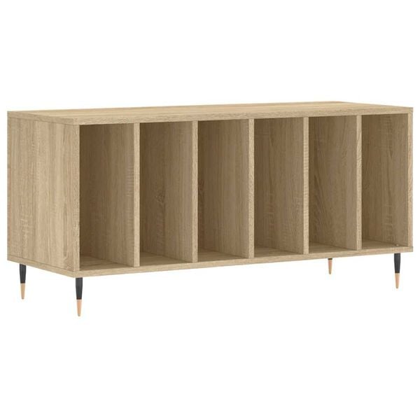 vidaXL Plattenschrank Sonoma-Eiche 100x38x48 cm Holzwerkstoff