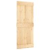 vidaXL T&uuml;r NARVIK Natur 85 x 210 cm Massivkiefer