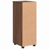 vidaXL Badezimmerschrank mit T&uuml;r Braun Eichen-Optik 30 x 35 x 80 cm