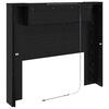 vidaXL Kopfteil Schwarz Eichen-Optik 120 x 15 x 103,5 cm Holzwerkstoff
