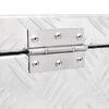 vidaXL Aluminiumbox 62x40x50 cm Silbern