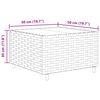 vidaXL 5-tlg. Garten-Lounge-Set mit Kissen Schwarz Poly Rattan