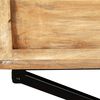 vidaXL Konsolentisch Mangoholz Massiv 130 x 40 x 80 cm