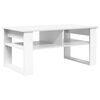 vidaXL Couchtisch Wei&szlig; 96 x 54 x 44 cm Holzwerkstoff