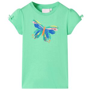 vidaXL Kinder-T-Shirt Hellgr&uuml;n 104