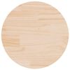 vidaXL Tischplatte Rund &Oslash;50x3 cm Massivholz Kiefer