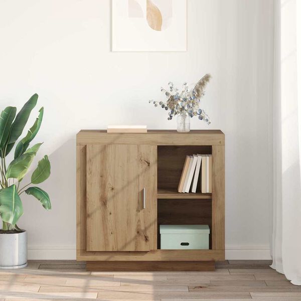 vidaXL Sideboard Artisan-Eiche 80 x 40 x 75 cm Holzwerkstoff
