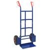 vidaXL Handwagen Blau und Rot 57 x 46 x 113 cm Stahl