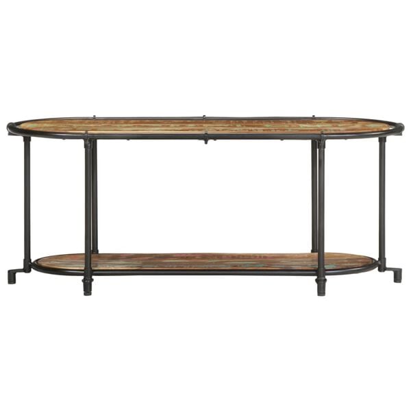 vidaXL TV-Regal 100x42x40 cm Altholz Massiv