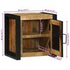 vidaXL Badezimmerschrank Braun 40 x 30 x 40 cm Massivholz Mango