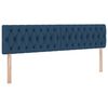 vidaXL Aufbewahrungsbett mit Matratze Blau 160 x 200 cm Holzwerkstoff