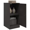 vidaXL Sideboard Schwarz 34,5x39x73 cm Stahl