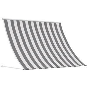vidaXL Markise Anthrazit und Wei&szlig; 400 x 150 cm