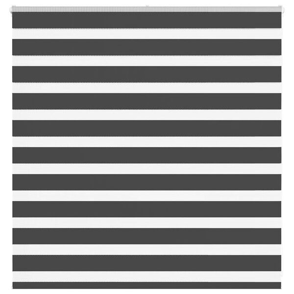vidaXL Doppelrollo Schwarz 145x100 cm Stoffbreite 140,9 cm Polyester