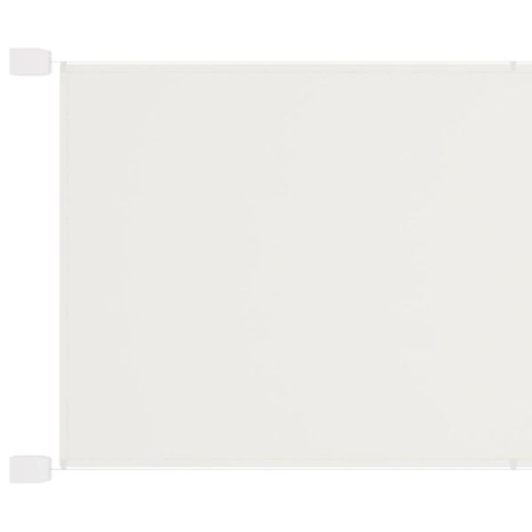 vidaXL Senkrechtmarkise Wei&szlig; 180x800 cm Oxford-Gewebe