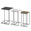 Rousseau 3-tlg. Beistelltisch-Set Covera Metall Mehrfarbig