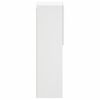 vidaXL TV-Schrank mit LED-Leuchten Wei&szlig; 30,5x30x102 cm