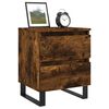 vidaXL Nachttisch R&auml;uchereiche 40x35x50 cm Holzwerkstoff