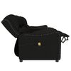 vidaXL 4-Sitzer Massagesessel mit Getr&auml;nkehalter Schwarz Stoff