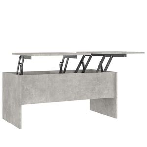 vidaXL Couchtisch Betongrau 102x50,5x46,5 cm Holzwerkstoff