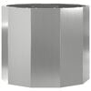 vidaXL Pflanzk&uuml;bel Silber 60 x 60 x 50 cm Verzinkter Stahl