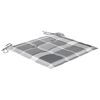 vidaXL Klappbare Gartenst&uuml;hle 4 Stk. mit Kissen Massivholz Akazie