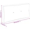 vidaXL Palettenkissen Rot Karomuster 70x40x12 cm Stoff