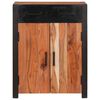 vidaXL Sideboard 2 pcs Braun 110 x 30 x 75 cm Massivholz Akazie