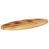 vidaXL Tischplatte 100x50x2,5 cm Oval Massivholz Mango