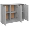 vidaXL Sideboard Grau Sonoma 90,5x30x70 cm Holzwerkstoff