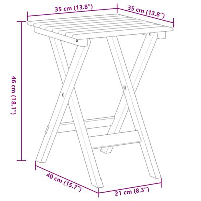 vidaXL Schaukelstühle 2 Stk. mit Klapptisch Weiß Massivholz Pappel