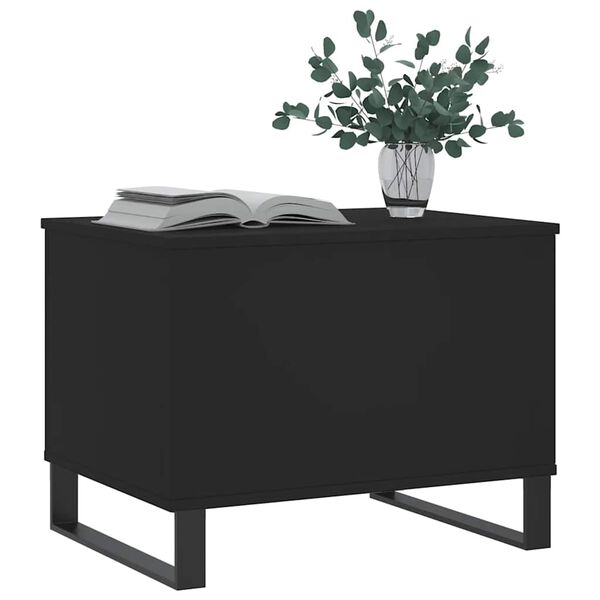vidaXL Couchtisch Schwarz 60x44,5x45 cm Holzwerkstoff