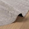 vidaXL Bereichsteppiche Rund HUARTE Sand &Oslash; 120 CM Polyester