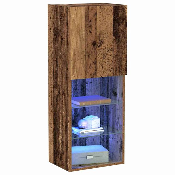 vidaXL TV-Schrankset Altholz 40,5 x 30 x 102 cm Holzwerkstoff